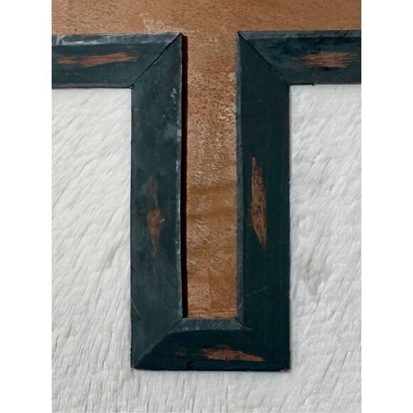 Rainbow Inc. 14” Lightweight Rustic Black Distressed Wooden Wall Cross - Picture 3 of 6
